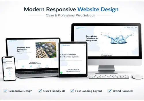 Water Master UAE website development project by WT Infometics